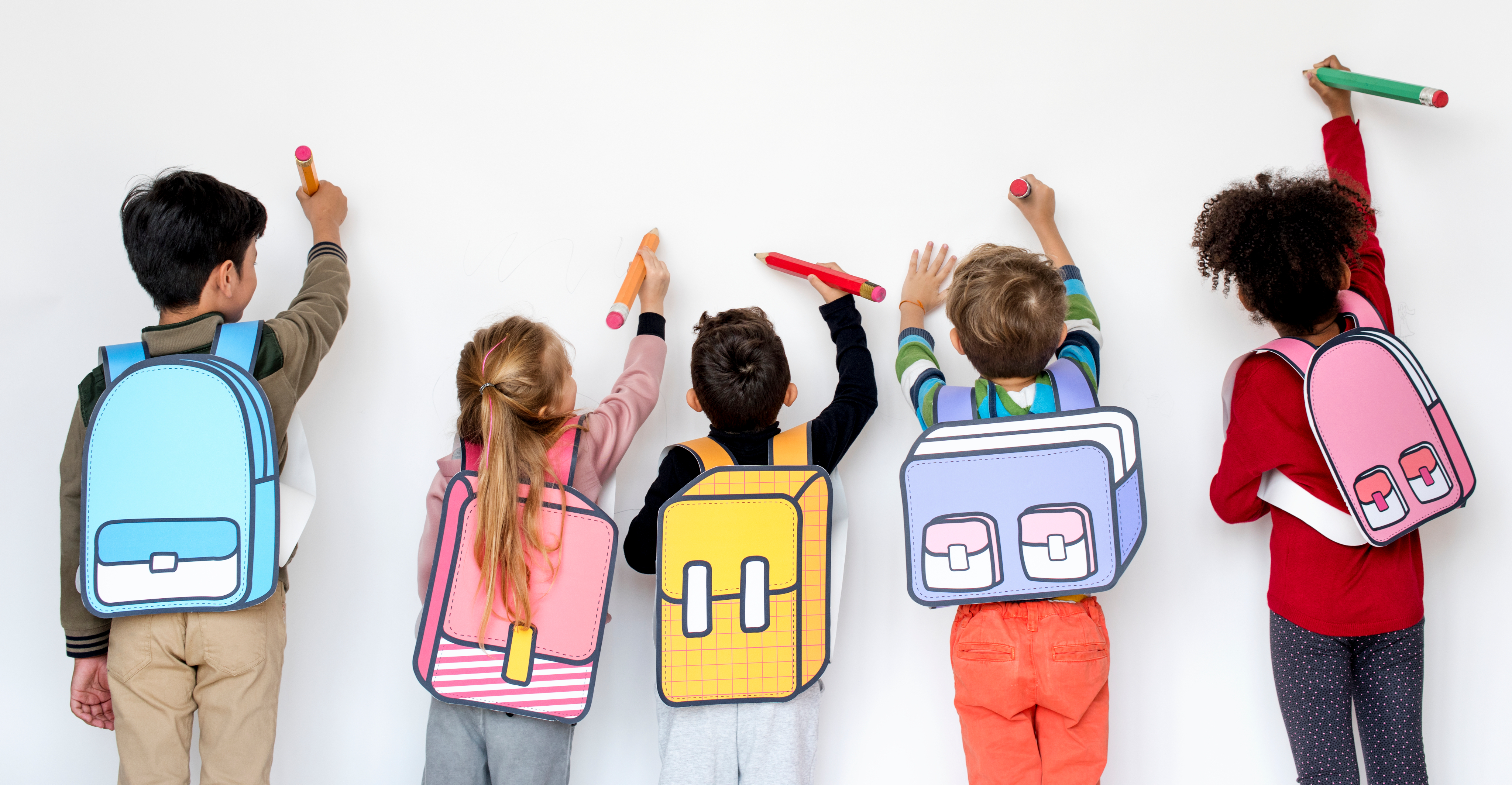 Franchise learning center with children